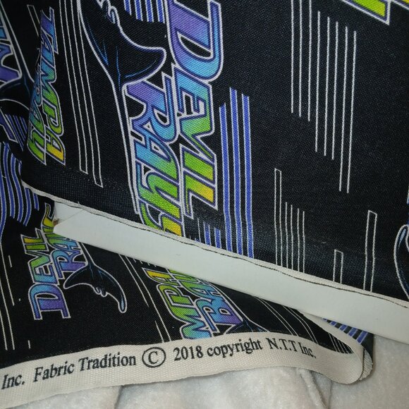 5 Yards MLB Tampa Bay Devil Rays 100% Cotton Fabic Traditions Team Shop - Picture 6 of 7